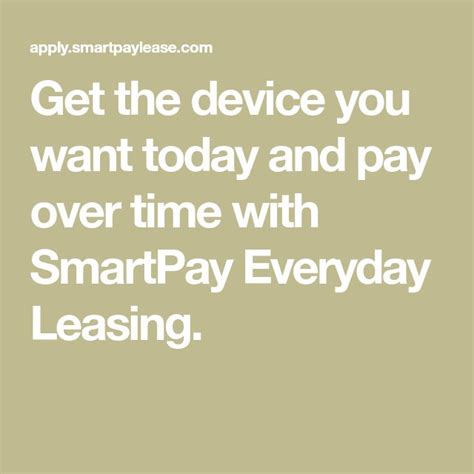 SmartPay Everyday Leasing 